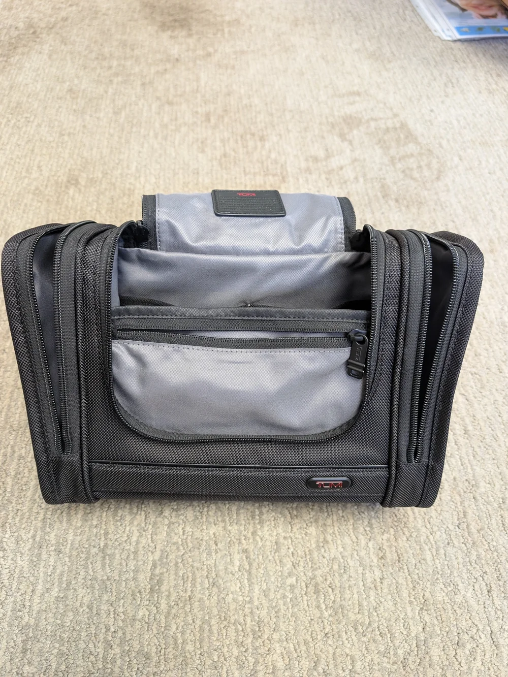 TUMI Black Men's Travel Toiletry Bag